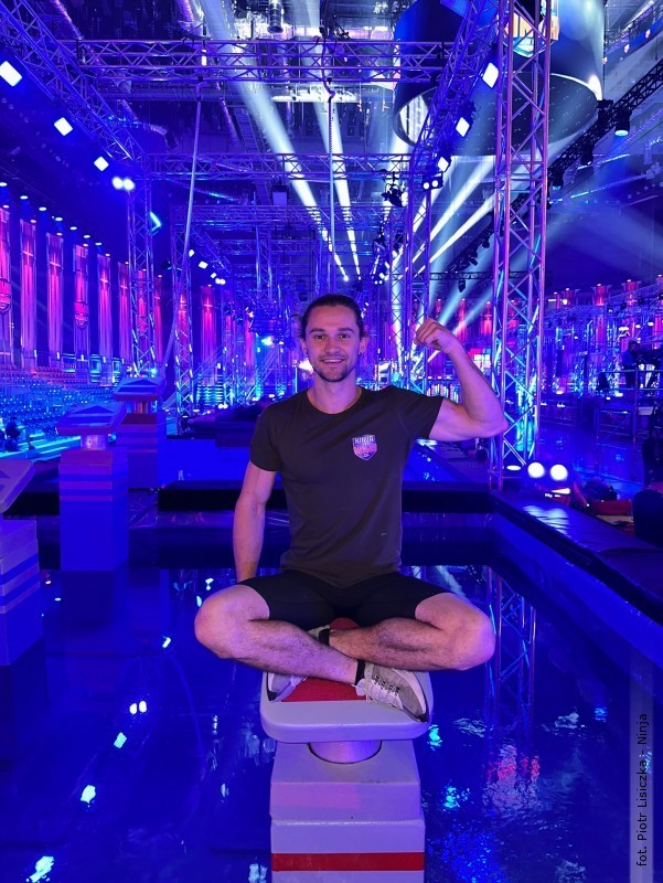 Piotr Lisiczka w&nbsp;finale "Ninja Warrior Polska"
