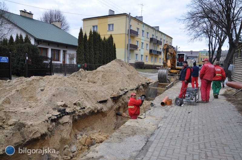 Rozkopana ul. Ogrodowa