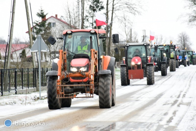 Rolnicy protestuj� w&nbsp;ca�ej Polsce. Akcja tak�e w&nbsp;powiecie bi�gorajskim