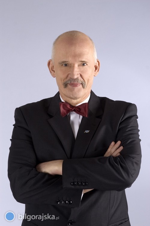 Janusz Korwin-Mikke odwiedzi Bi�goraj