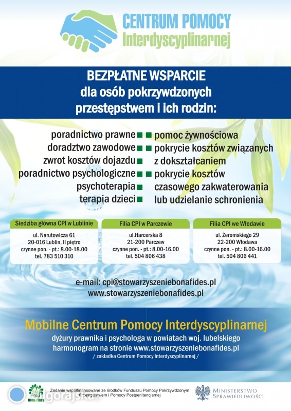 Bezpatne wsparcie osb pokrzywdzonych