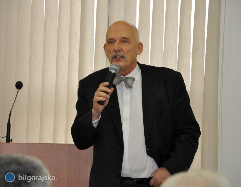 Korwin-Mikke po raz kolejny w Biłgoraju