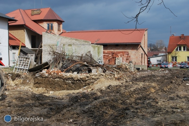 Pocisk w centrum miasta