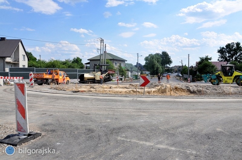 Rondo na ul. Moniuszki otwarte, ulica przejezdna