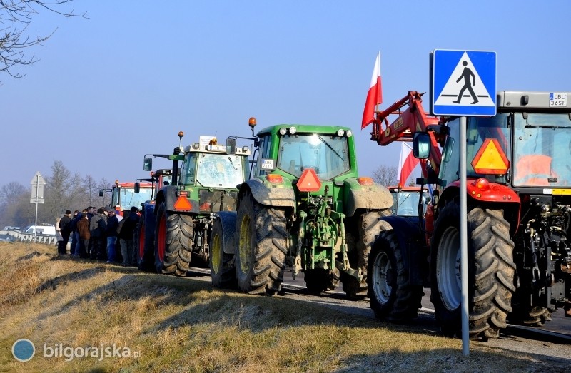 Kolejna blokada drogi