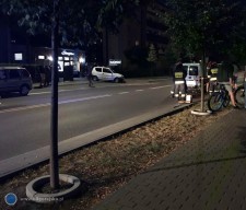 Zderzenie motocykla z osobwk na ul. Kociuszki w Bigoraju