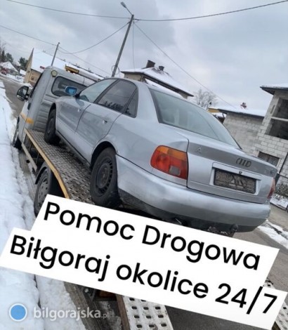 Pomoc Drogowa Bigoraj Laweta 24/7 Tarnogrd Zwierzyniec Frampol Krzeszw