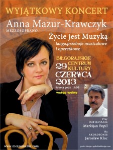 Koncert Anny Mazur - Krawczyk "ycie jest Muzyk"