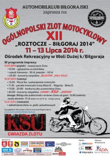 XII Oglnopolski Zlot Motocyklowy "ROZTOCZE - BIGORAJ" 2014