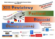 XIII Powiatowy Festiwal Piosenki Obcojzycznej
