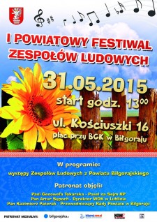 Powiatowy Festiwal Zespow Ludowych.