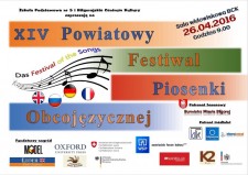 XIV Powiatowy Festiwal Piosenki Obcojzycznej