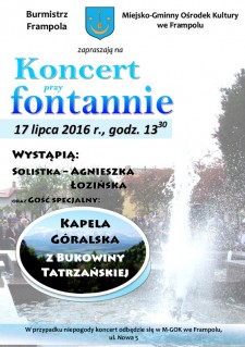 Koncert przy fontannie