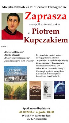 Spotkanie autorskie z Piotrem Kupczakiem