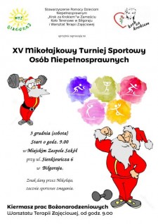 XV Mikoajkowy Turniej Sportowy Osb Niepenosprawnych