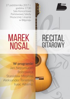 Recital gitarowy Marka Nosala