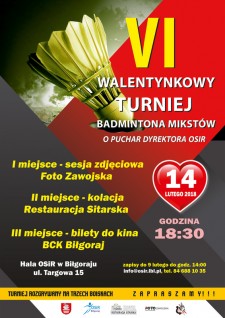 VI Walentynkowy Turniej Badmintona