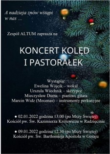 Koncert kold i pastoraek w wykonaniu Zespou Altum