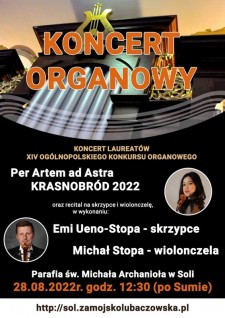 Koncert organowy w Soli