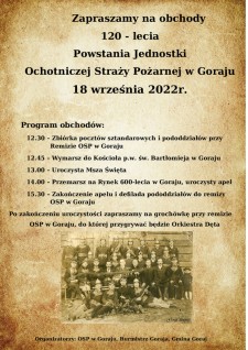 120-lecie OSP w Goraju