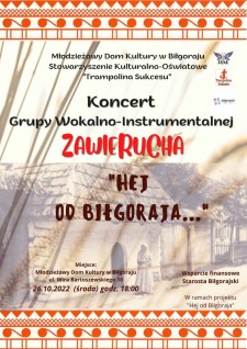 Koncert Grupy Wokalno - Instrumentalnej "Zawierucha"