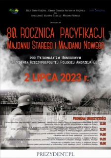 80. rocznica pacyfikacji Majdanu Starego i Majdanu Nowego