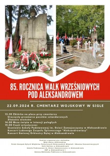 85. rocznica walk wrzeniowych pod Aleksandrowem