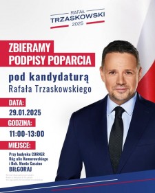 Zbirka podpisw poparcia pod kandydatur Rafaa Trzaskowskiego