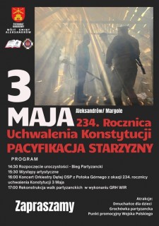 Rocznica pacyfikacji Starzyzny oraz uchwalenia Konstytucji 3 Maja