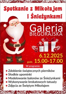 Spotkanie z&nbsp;Miko�ajem i&nbsp;�nie�ynkami w&nbsp;Galerii Bi�gorajskiej