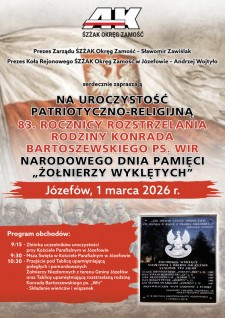 Narodowy Dzie� Pami�ci �o�nierzy Wykl�tych w&nbsp;J�zefowie