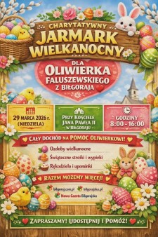 Jarmark wielkanocny dla Oliwierka