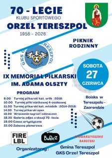 70-lecie GKS Orze� Tereszpol oraz IX Memoria� Pi�karski
