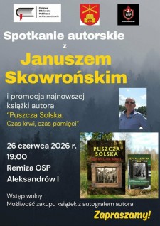 Spotkanie autorskie z&nbsp;Januszem Skowro�skim