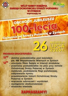 100-lecie Ochotniczej Stra�y Po�arnej w&nbsp;Zyniach