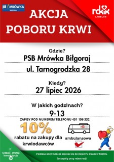 Akcja krwiodawstwa w&nbsp;Bi�goraju