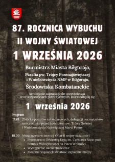 87. rocznica wybuchu II wojny �wiatowej
