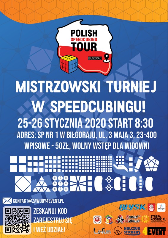 Polish Speedcubing Tour Bigoraj 2020