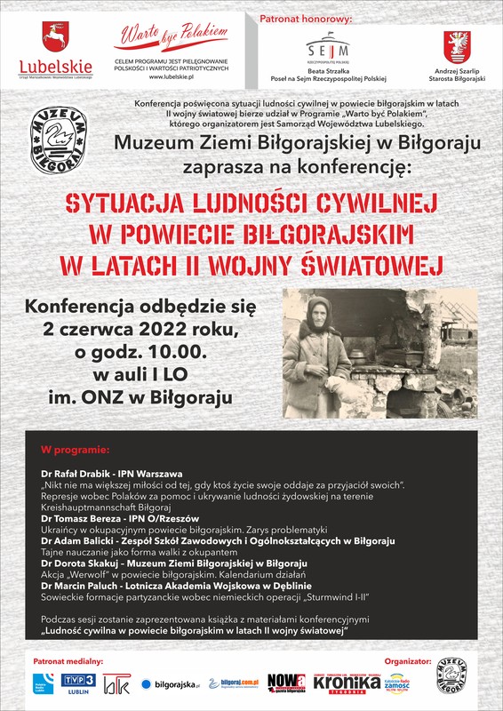 Konferencja popularno-naukowa: Sytuacja ludnoci cywilnej w powiecie bigorajskim w latach II wojny wiatowej