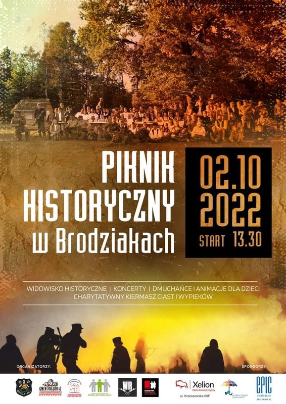 Piknik historyczny w Brodziakach