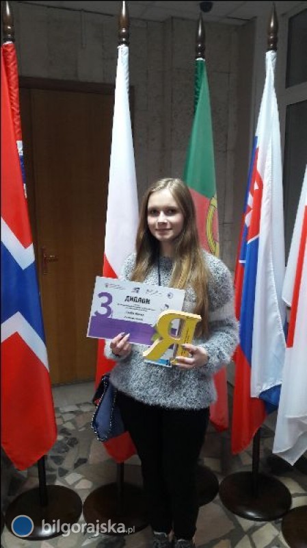Sukces uczennicy w Międzynarodowej Olimpiadzie Języka Rosyjskiego w Moskwie