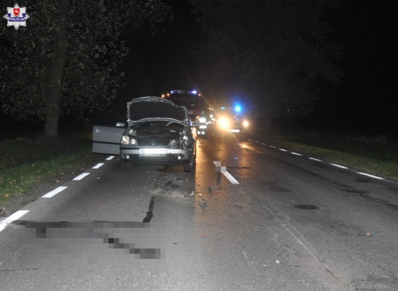 Wypadek na trasie Tarnogród-Luchów Górny