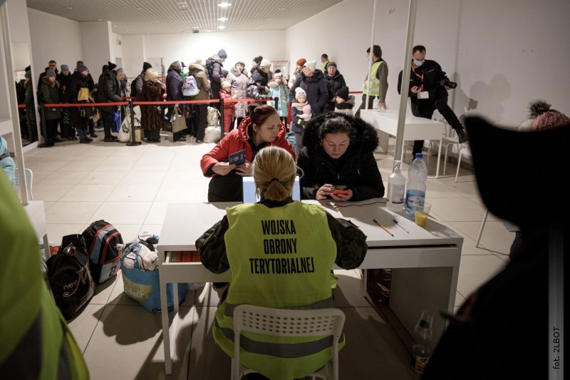 Lubelscy Terytorialsi zwiększają pomoc dla uchodźców z Ukrainy