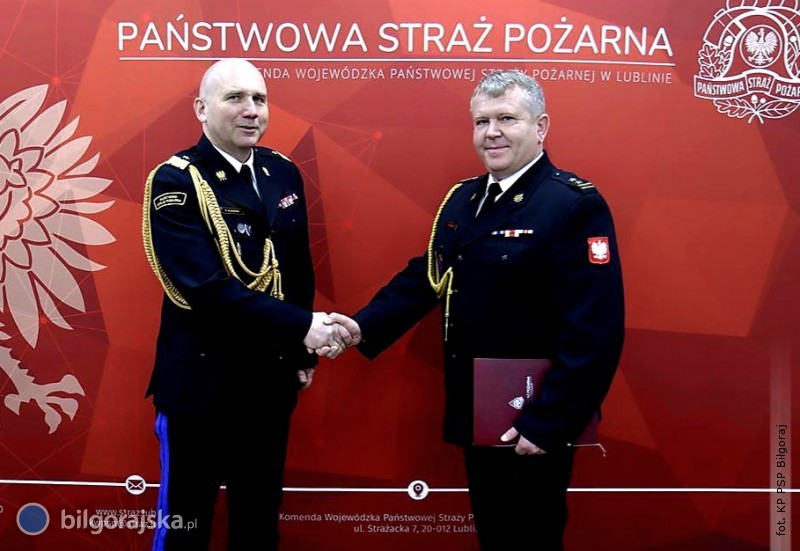 Jest już nowy komendant straży pożarnej w Biłgoraju