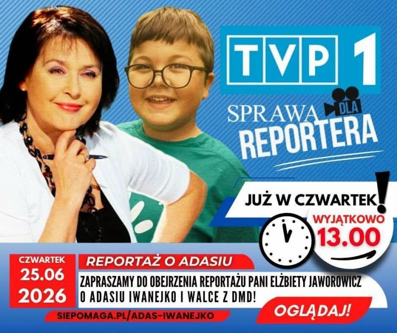 Historia Adasia trafi na antenę TVP1. Kiedy oglądać?