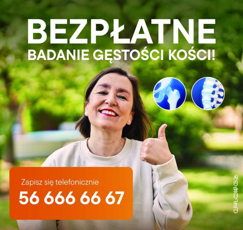 Bezpłatne badania osteoporozy w Biłgoraju